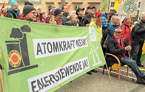 Auch eine lebende Legende der Anti Atombewegung der frühere